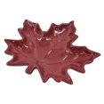 thumbnail image 2 of Plateau de service en céramique Harvest 7 pouces, motif feuille d'érable rouge, pour la vaisselle de Thanksgiving, par Façon de célébrer, 2 of 5