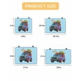 thumbnail image 7 of Large Induction Cooktop Protector Mat Travel Truck Stove Top Covers for Electric Stove, Cartoon Navy Camping Cars Blue Background Decorative Stove Burner Cover Mats, Glass Top Stove Cover, 7 of 7