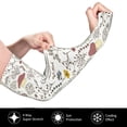 thumbnail image 3 of Picia Colorful Mushrooms and Plants Arm Sleeves for Men and Women - Tattoo Cover Up UPF 50+ Cooling Sports Sleeve for Basketball Golf Football-One Size, 3 of 8