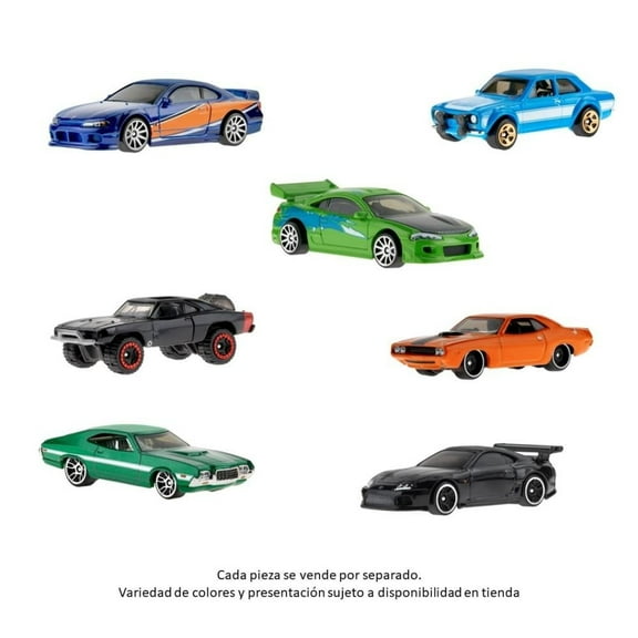Vehículo de Colección Hot Wheels Collector Auto de Fast & Furious Varios Modelos 1 pieza