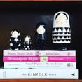 thumbnail image 4 of Muñecas rusas Matryoshka, 5 muñecas tradicionales de madera, color blanco y negro, regalo para niñas. Regalo de navidad, 4 of 6