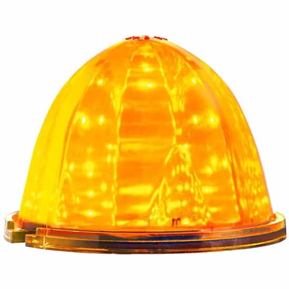 Grand General 81950 - Classic Watermelon Surface Mount LED Amber Turn & Marker Light