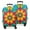 Tie Dye Colorful, variant on Vibrant Tie Dye Symmetry Luggage Cover Fashion Suitcase Cover Baggage Covers Fit 25-28 Inch Luggage (Go Travel)