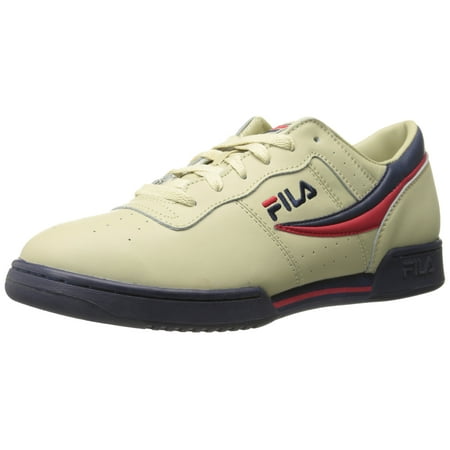 Original Fitness Sneaker - Fila 11F16LT-275: Men's Original Fitness Fashion Cream/Peacoat Red Sneaker