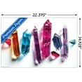 thumbnail image 3 of Colorful Crystals Wall Poster, 14.725" x 22.375", 3 of 3