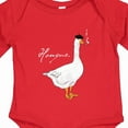 thumbnail image 4 of Inktastic French Goose Says Honque Boys or Girls Long Sleeve Baby Bodysuit, 4 of 5