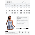 thumbnail image 5 of SHEWIN One Piece Swimdress for Women Modest Swimsuits Padded Tummy Control Skirt Swim Dress Retro Floral Print Bathing Suit with Pocket, 5 of 8