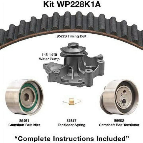 Dayco WP228K1A Water Pump Kit Fits select: 2001-2003 MAZDA PROTEGE, 1993-2002 MAZDA 626