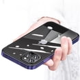 thumbnail image 6 of TECH CIRCLE for iPhone 12 Pro/12 6.1 inch Clear Glossy Case,3 in 1 Luxury Crystal Transparent Shockproof Hybrid Plating Frame and Soft PC Bumper Back Cover.For iPhone 12 Pro / 12 6.1",Red, 6 of 9