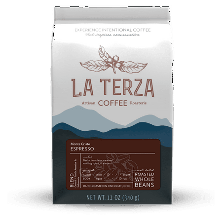 La Terza - Espresso Monte Cristo Coffee Blend (12oz, whole bean)