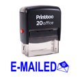 thumbnail image 1 of Printtoo Timbre en Caoutchouc E-MAILED Auto Encrage Bureau Stationnaire Timbre-Bleu, 1 of 1