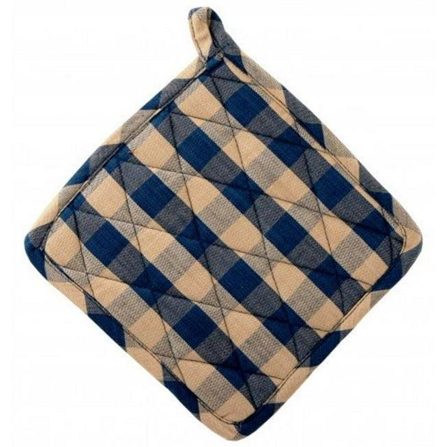 MJs M. Trading AG-40250S-2 Pot Holders&44; Chèque Marine - Lot de 2