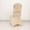 Beige, variant on Balsa Circle White Spandex Stretchable Banquet Solid Chair Covers Rhinestone Sash Band Wedding Party