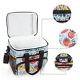 thumbnail image 6 of FORMRS Insulated Cooler Bag 24 Cans Capacity Soft Leakproof Lunch Box with Side Pockets, Yellow Floral Tomatoes, 6 of 7