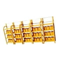 thumbnail image 1 of Juego de soportes para bidones de aceite, modelo de garaje, escala 1:64, accesorios de fotografía Amarillo, 1 of 6