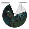 thumbnail image 4 of Lsque Scooby-Doo Print Christmas Tree Skirt, Tree Skirt with Ties or Velcro, Perfect for Holiday Decorations, Halloween, and New Year-36", 4 of 7