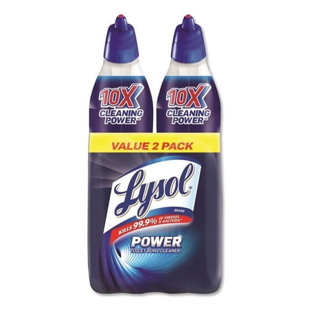 (4 pack) (4 Pack) Lysol® Power Toilet Bowl Cleaner Gel, Cleaning, Disinfecting and Stain Removal, 24 oz, Two 2 Packs