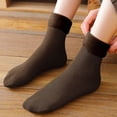 thumbnail image 2 of HNMKIU Women's Thermal Velvet Socks Cozy Lined Winter Stockings for Warmth and Comfort Coffee,One Size, 2 of 6