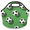 Multicolour 1, variant on Herdesigns Soccer Print Insulated Lunch Bag Neoprene Lunch Box for Women Men Soft Cooler Bag Washable Lunch Tote for Work Outdoor Picnic