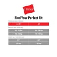 thumbnail image 5 of Hanes Toddler Girls’ Pure Comfort Organic Cotton Brief Underwear, Assorted, 6-Pack, 5 of 6