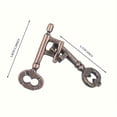 thumbnail image 3 of Zinc Alloy Metal Kongming Lock Puzzle, Magic Alloy Padlock - Unbreakable Brain Teaser, Intelligent Lock Without Electricity - Decorative Metal Lock with Key - No Feathers, 3 of 5