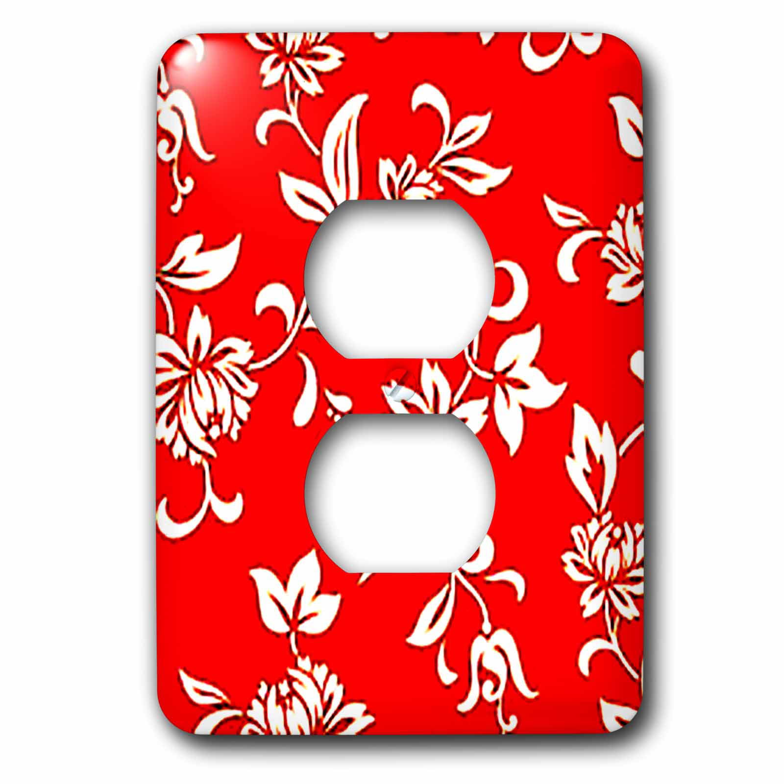 3dRose lsp_48649_6 Red Ladybugs Outlet Cover 