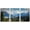 WHITE, variant on wall26 - 3 Panel Framed Canvas Wall Art - Majestic Natural Landscape Triptych Canvas Series - Panoramic View of Mountains - Giclee Print Gallery Wrap Modern Home Art Ready to Hang - 16"x24"