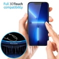 thumbnail image 3 of Inskin 2-in-1 [Screen and Rear Camera Lens] Tempered Glass Protector, fits Apple iPhone 13. 2+2 Pack with Application Frame., 3 of 7