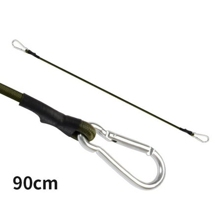 

BLUESON 30/60/90/120cm Carabiner Bungee Cords Karabiner Hook Cables Strap Bungie Elastic 90cm