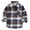 Gray, variant on Little Big Boys Girls Plaid Flannel Shirt Button Down Family Matching Outfits,Gray 12-18 Months