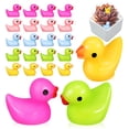 thumbnail image 1 of KAKOWELY 25 figuras de pato en miniatura, pequeñas figuras de pato de resina, mini decoraciones de animales, micro paisajes., 1 of 5