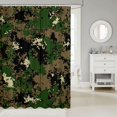 thumbnail image 2 of Manfei Retro Camouflage Shower Curtain 72Wx72L, Countryside Camo Shower Curtain 72Wx72L, Camo Multi, 2 of 5