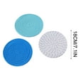 thumbnail image 4 of Iumwxz Potholders Set Trivets Set Cotton Thread Weave Hot Pot Holders Set (Set of 3) Stylish Hot Mats,Spoon for Cooking and Baking By Diameter 7 Inches Kitchen Utensil Set Blue Cotton Reduced Price, 4 of 6