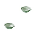 thumbnail image 3 of Inteprter Molde de tazón de hielo Molde de bandeja de gelatina de caramelo de chocolate Moldes de cocina de plástico reutilizables Contenedor Verde claro 2Conjunto, 3 of 6