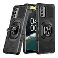 thumbnail image 2 of SPY Case for Nokia C110 Case with Tempered Glass Screen Protector Ring Kickstand Car Mount Shockproof Hard Phone Case Cover - Black, 2 of 6