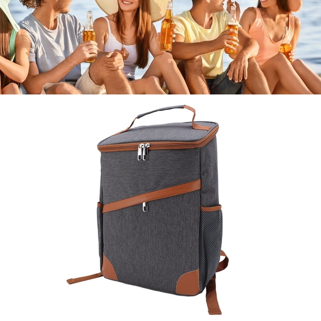 Cooler Backpack, Soft Backpack Coolers Insulated Leak Proof, Cooler Lunch Backpack Ice Chest Backpack Cooler Bag Thermal for Beach Travel Camping Picnic Hiking Women Men