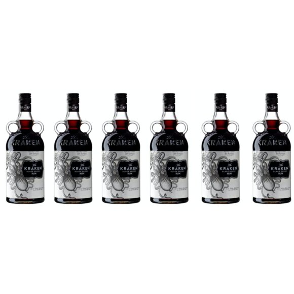 Ron Kraken Black Spiced 750 ml Pack de 6