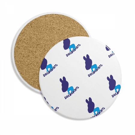 

United States Democracy Joe Figure Blue Repeat Coaster Cup Mug Tabletop Protection Absorbent Stone