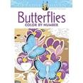 thumbnail image 2 of Adult Coloring Books: Insects Creative Haven Butterflies Color by Number Coloring Book, (Paperback), 2 of 2