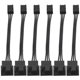 thumbnail image 4 of 6Pcs 4Pin PWM to 3Pin Standard Fan Adapter Cable, 4 of 5