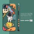thumbnail image 3 of Case For Redmi Note 12 11 11T 11R 11E 10 9 8 7 7S PRO PLUS 4G 5G Simple Liquid silicone Case Cute Cartoon Spaceman Astronaut, 3 of 5