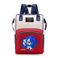 thumbnail image 4 of Mochila multifuncional Sonics Mom Bag Game Figure de gran capacidad con estampado de dibujos animados bonitos para exteriores, bolso de mano portátil, botella Vogue, 4 of 5
