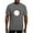 Gray, variant on CafePress - Hit Hard Run Fast Turn Left - Mens Comfort Colors Shirt