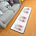 thumbnail image 2 of SKYSONIC 2'X6' Angel Gnomes Couple Runner Rug with Rubber Backing, Valentines Day Non Slip Entryway Rug Runner Washable Soft Area Rug Carpet for Hallway Bedroom Kitchen Decor, 2 of 6