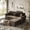 Brown, variant on Alvantor 63" Loveseat sofa with Ottman, Upholstered Velvet Couch with Nailhead Trim and Rolled Armrests, Mid-Century Modern Sofa for Living Room Burgundy