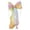Light Yellow, variant on YUEHUA Long Rainbow Ribbon Hair Clips with Mermaid Bows Princess Bowknot Hair Barrettes Star Shell Hair Accessories for Kids Girls