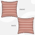 thumbnail image 7 of DouZhe Velvet Decorative Throw Pillow Covers Set of 2, Soft Square Cushion Cover with Invisible Zipper USA Patriotic 4th of July Flag Printing, 18"x18", 7 of 7