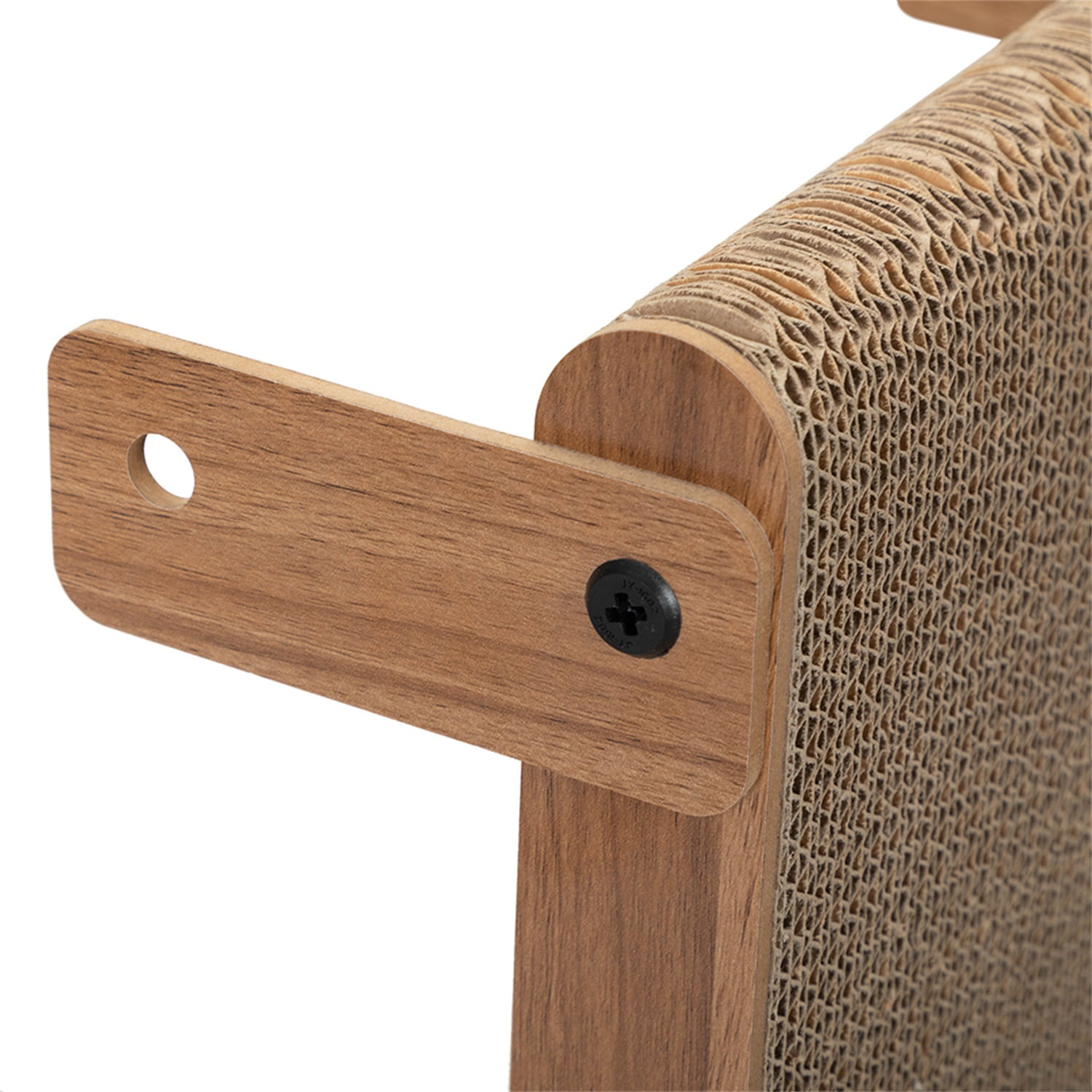 Pefilos Cat Scratching Post Toy Cardboard for Jumbo Adult Cats, Cat Scratcher for Furniture Lounge, Scratch Pad with Catnip, Cat Bed Couch for House, Brown Pefilos Cat Scratching Post Toy Cardboard for Jumbo Adult Cats, Cat Scratcher for Furniture Lounge, Scratch Pad with Catnip, Cat Bed Couch for House, Brown