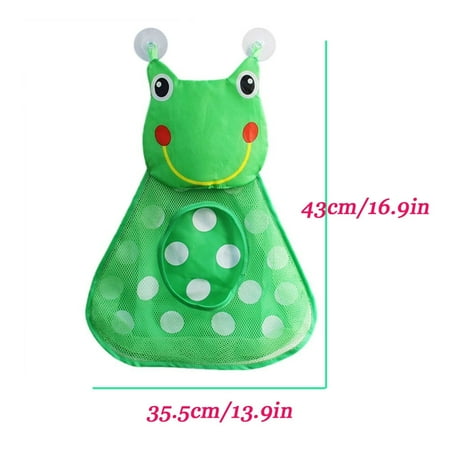 HJQEQVD Shower Toy Toys Decorations Cute Storage Organizer Bath for Duck Bathtub Kids Holder Children Caddy Bathroom Baby Mesh Net Bag Hanging Car Cartoon Tub Use