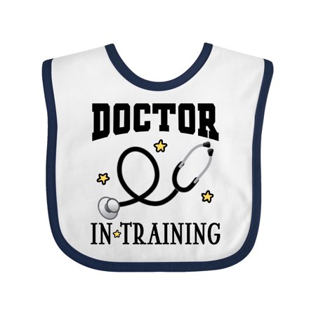

Inktastic Future Doctor in Training Outfit Gift Baby Boy or Baby Girl Bib